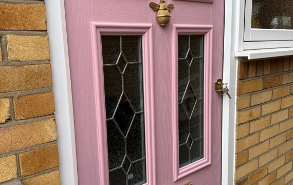 Pink Composite Door in Benfleet
